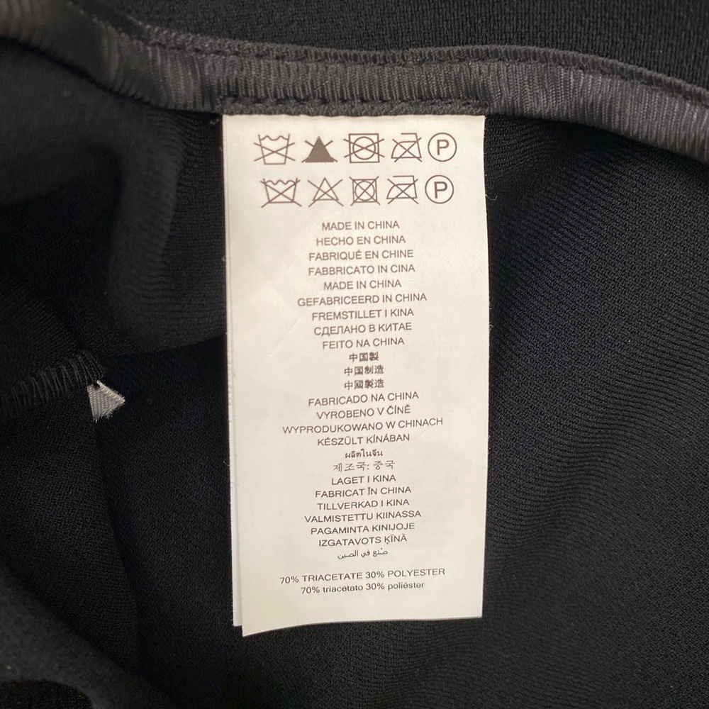 Michael Kors Paperbag-Waist Pleated Culottes black size 8 - Picture 6 of 7